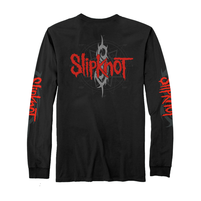 camiseta de rock manga longa