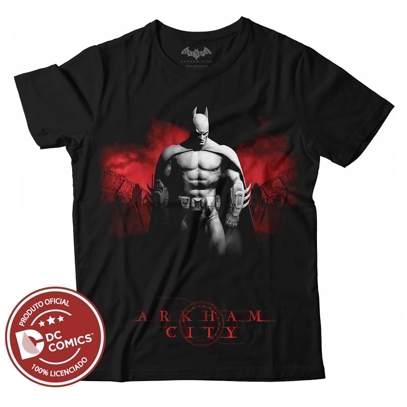 camiseta batman arkham