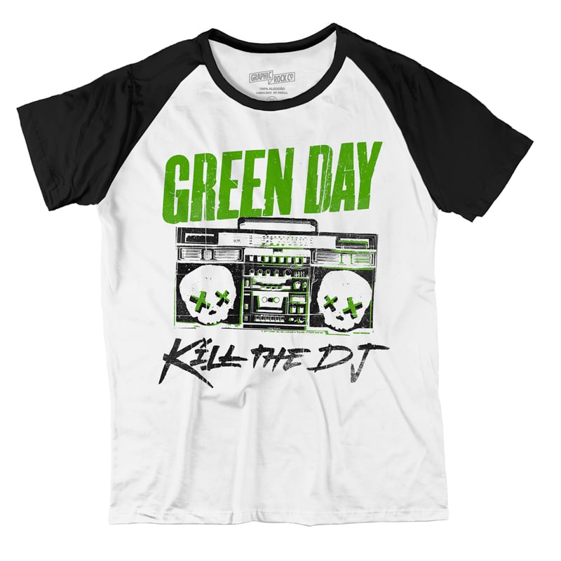 CAMISETA RAGLAN GREEN DAY